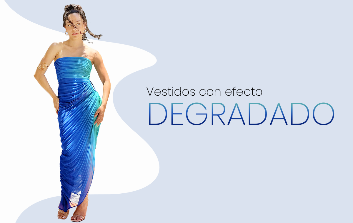 Vestidos con efecto degradado